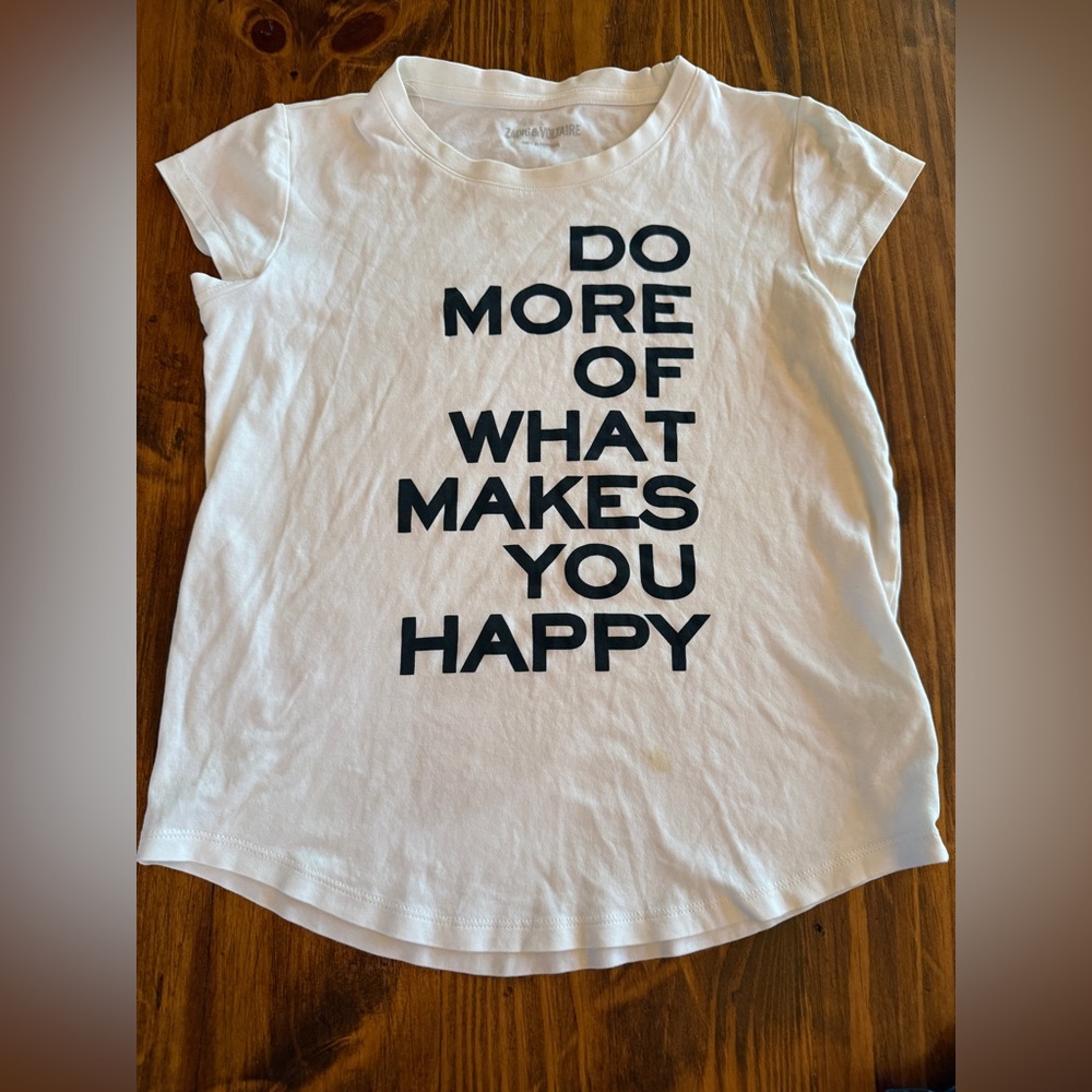 ZADIG & VOLTAIRE White T-Shirt Sml
